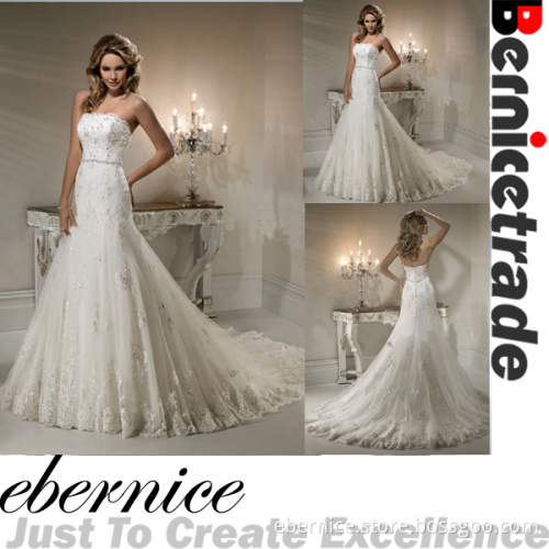 Charming Ivory Mermaid Lace Wedding Dress